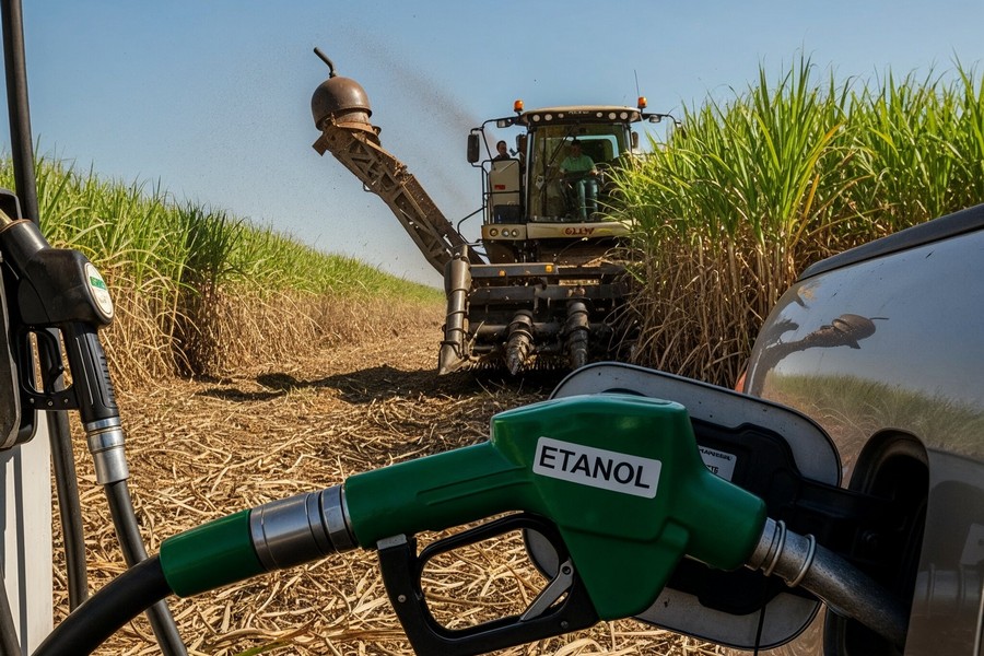 Brasil deixa de importar etanol dos EUA pelo segundo mês seguido